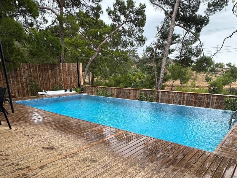 Bodrum Gündoğan’da 5x7 Ebatlarında Havuz Yapımı